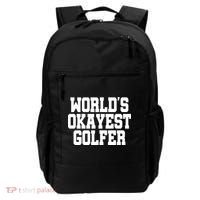 World Okayest Golfer Backpack thumb 0