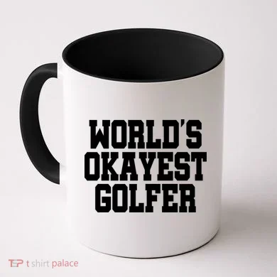 World Okayest Golfer Coffee Mug