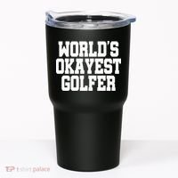 World Okayest Golfer Tumbler thumb 0