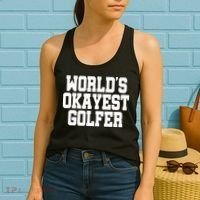 World Okayest Golfer Women's Tank Top thumb 2