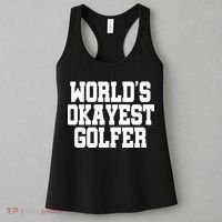 World Okayest Golfer Women's Tank Top thumb 3