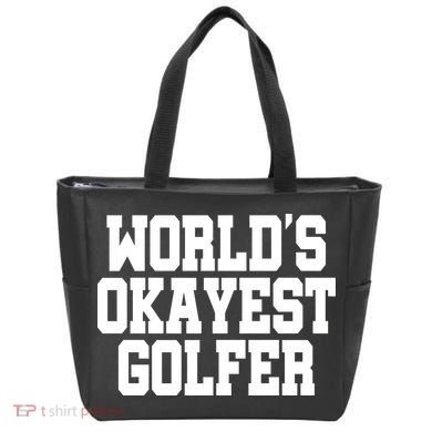 World Okayest Golfer Tote Bag