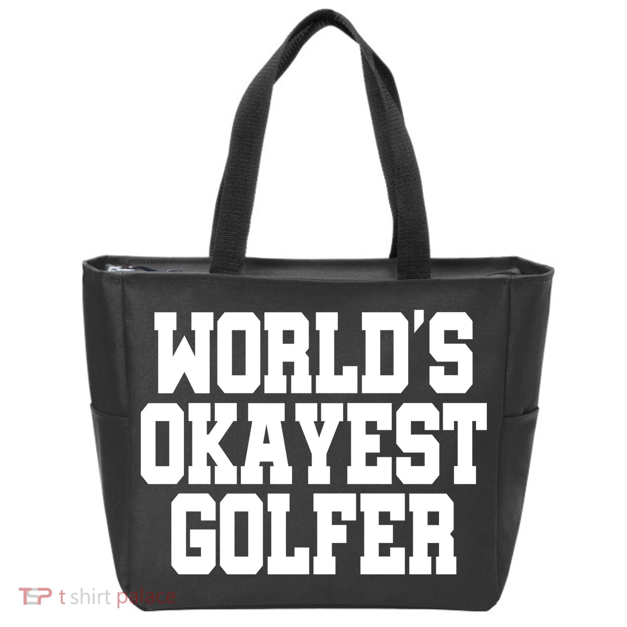 World Okayest Golfer Tote Bag