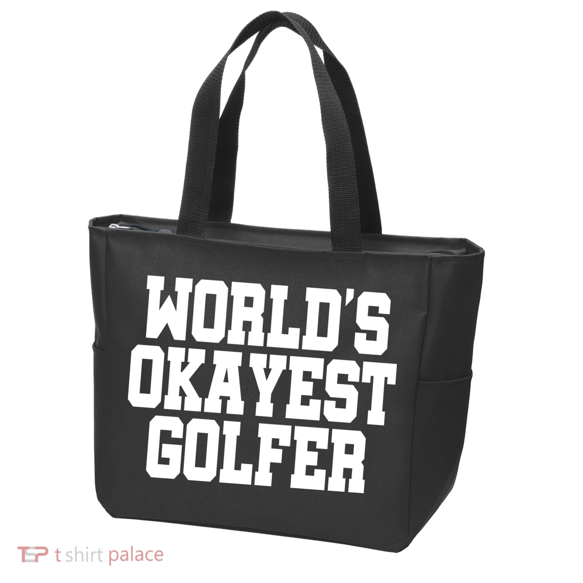 World Okayest Golfer Tote Bag