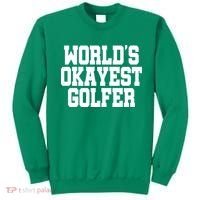 World Okayest Golfer Sweatshirt thumb 0