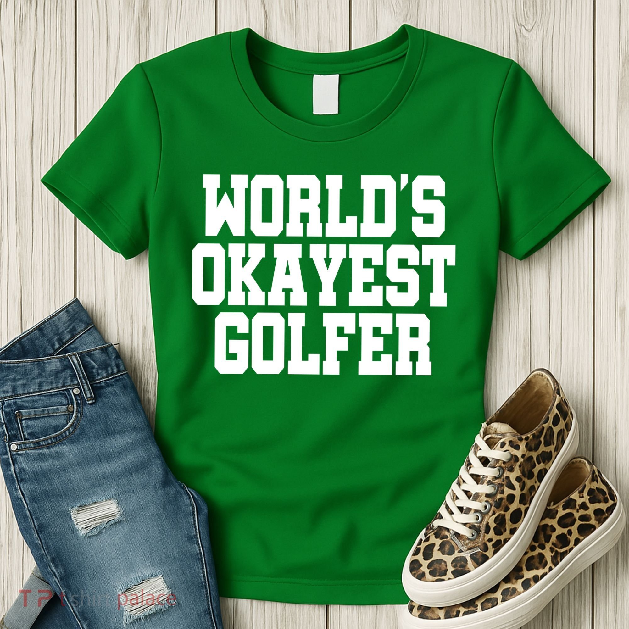 World Okayest Golfer Women's T-Shirt
