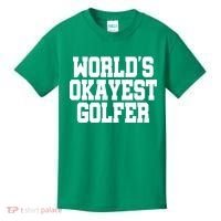 World Okayest Golfer Kids T-Shirt thumb 0