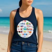 World Soccer Ball Women's Tank Top thumb 2