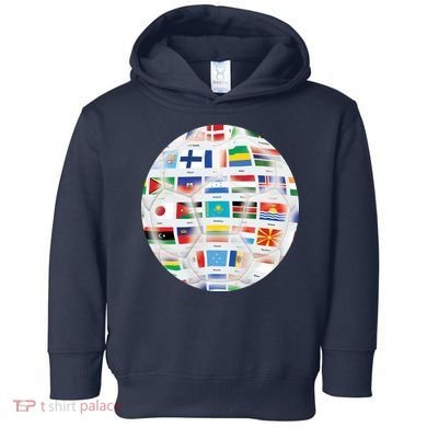 World Soccer Ball Toddler Hoodie