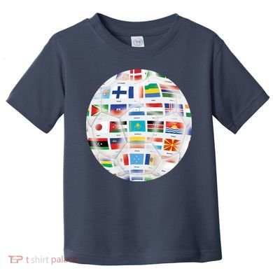 World Soccer Ball Toddler T-Shirt