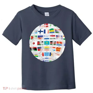 World Soccer Ball Toddler T-Shirt