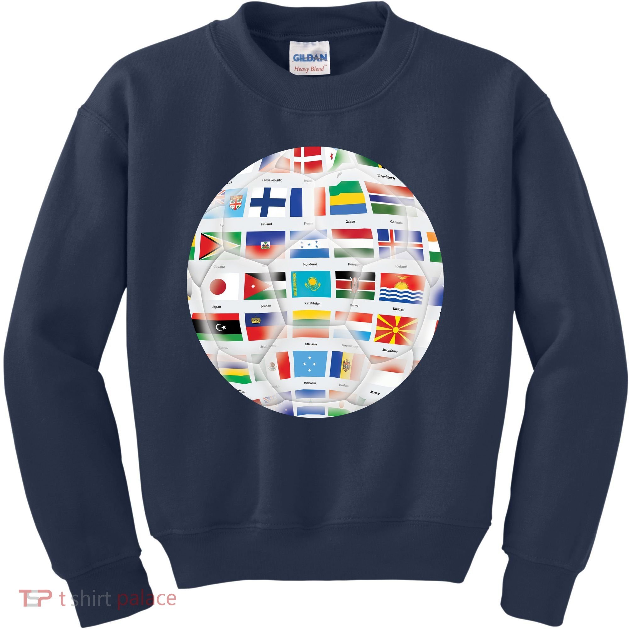 World Soccer Ball Kids Sweatshirt