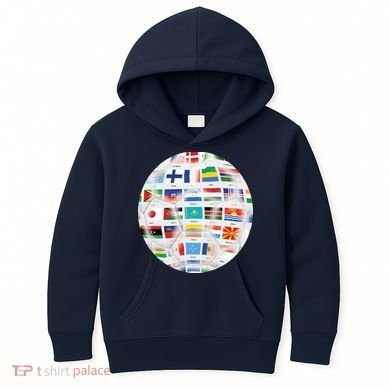 World Soccer Ball Kids Hoodie