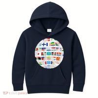 World Soccer Ball Kids Hoodie thumb 0