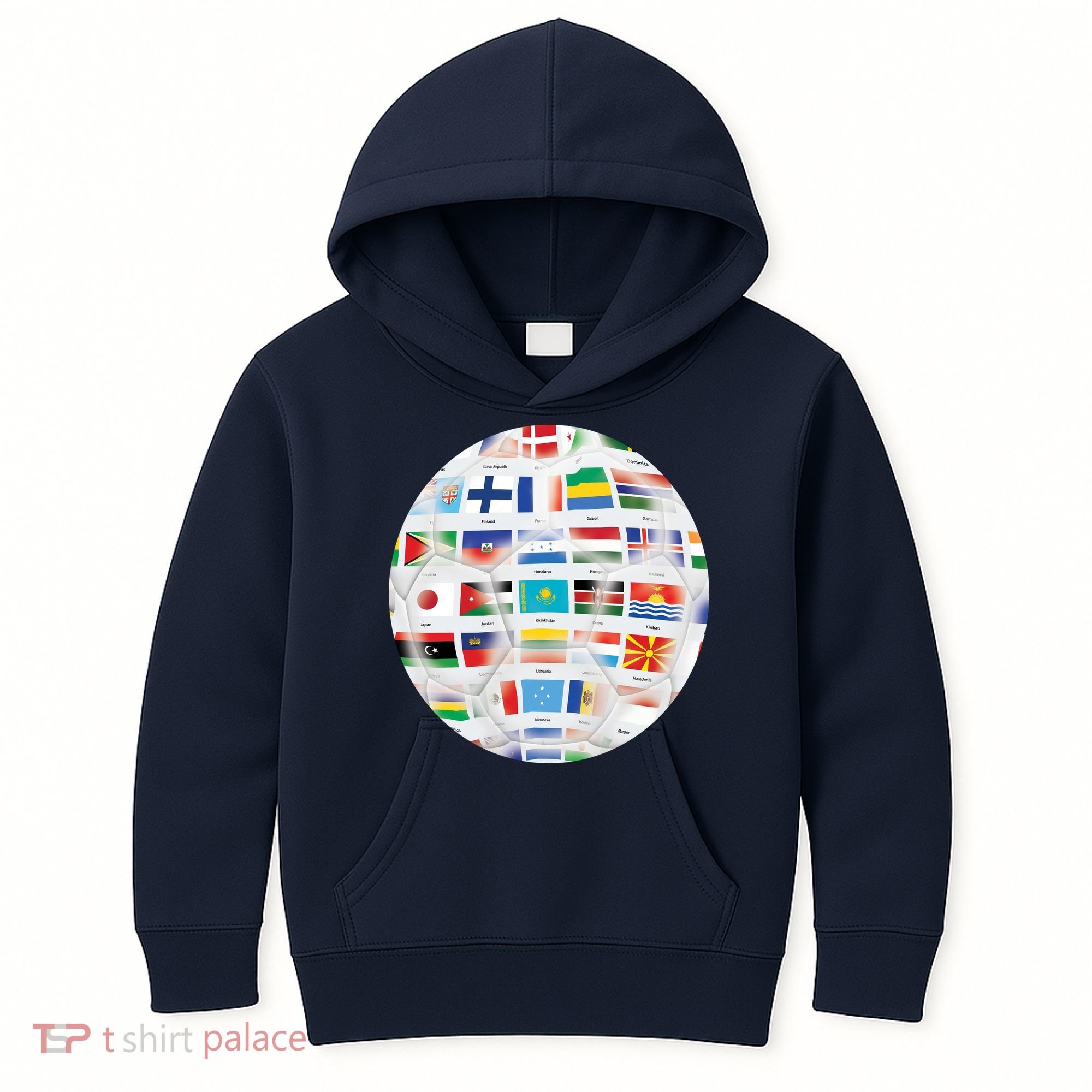 World Soccer Ball Kids Hoodie