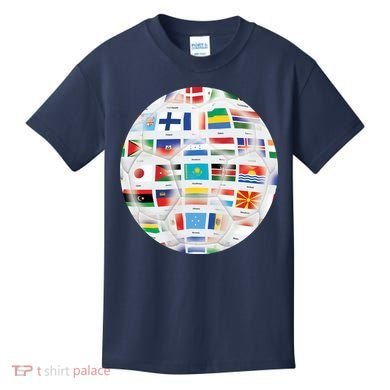 World Soccer Ball Kids T-Shirt