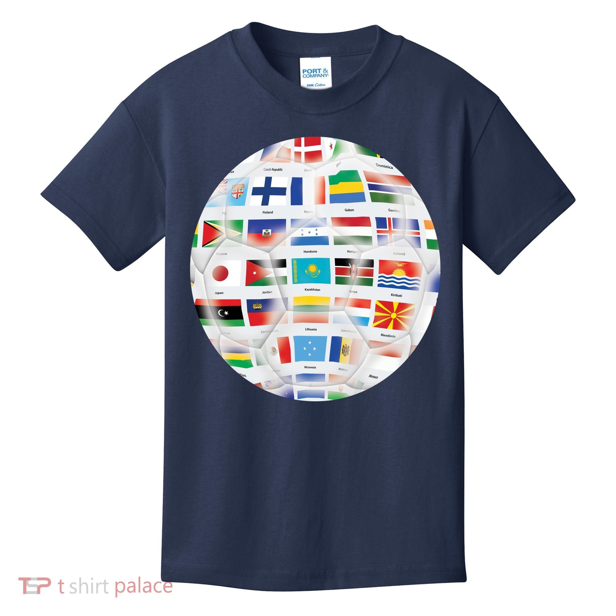 World Soccer Ball Kids T-Shirt