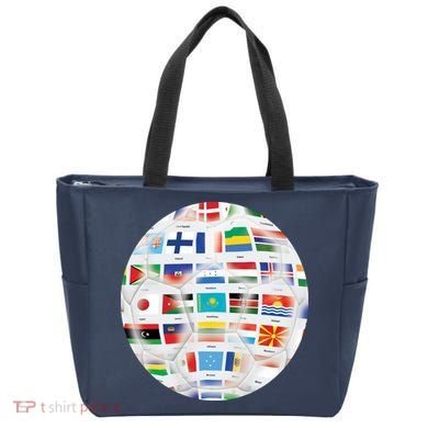 World Soccer Ball Tote Bag