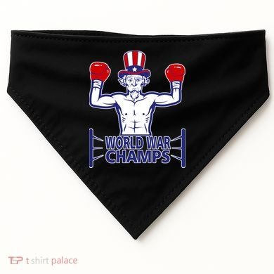 World War Champs Uncle Sam USA-Made Doggie Bandana