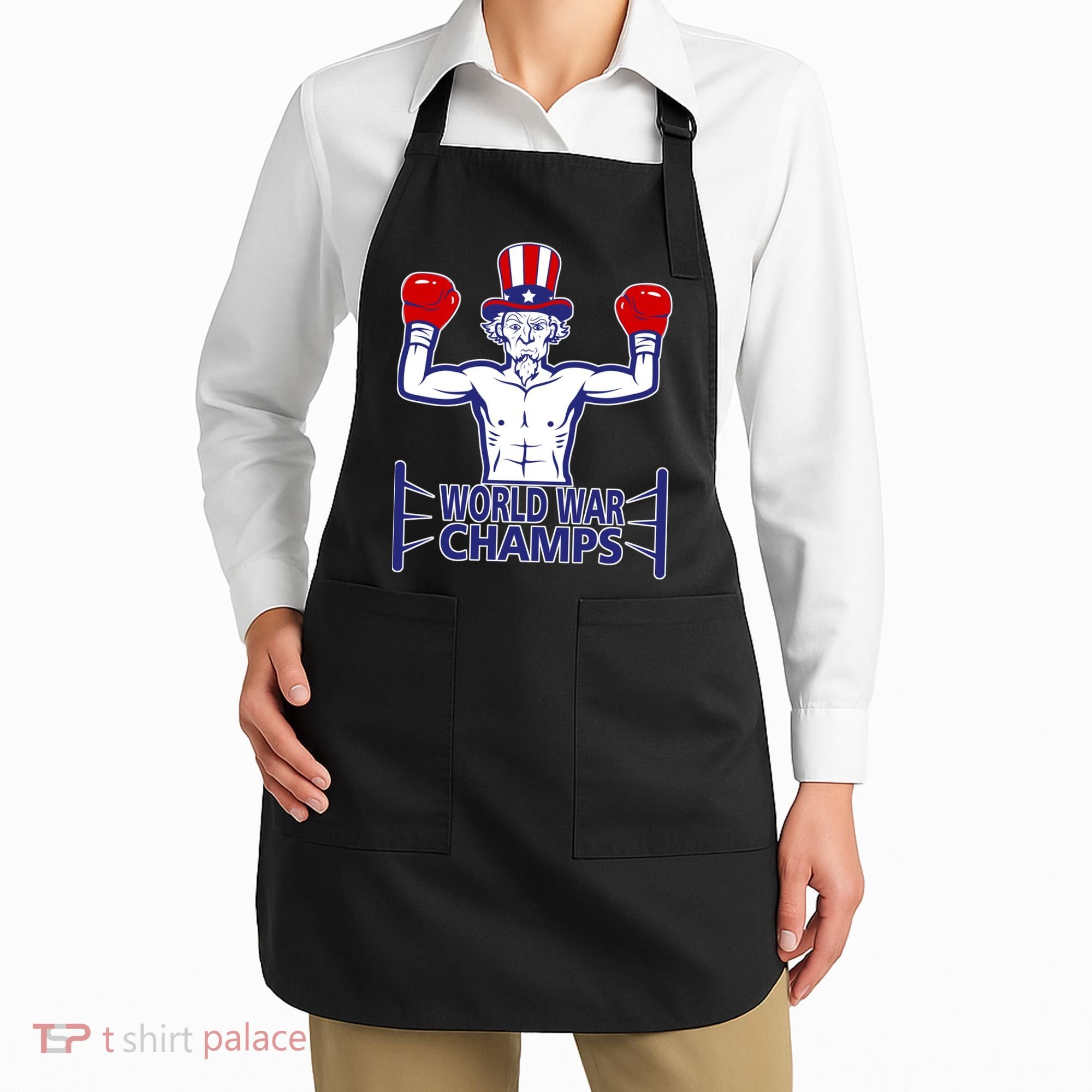 World War Champs Uncle Sam Apron
