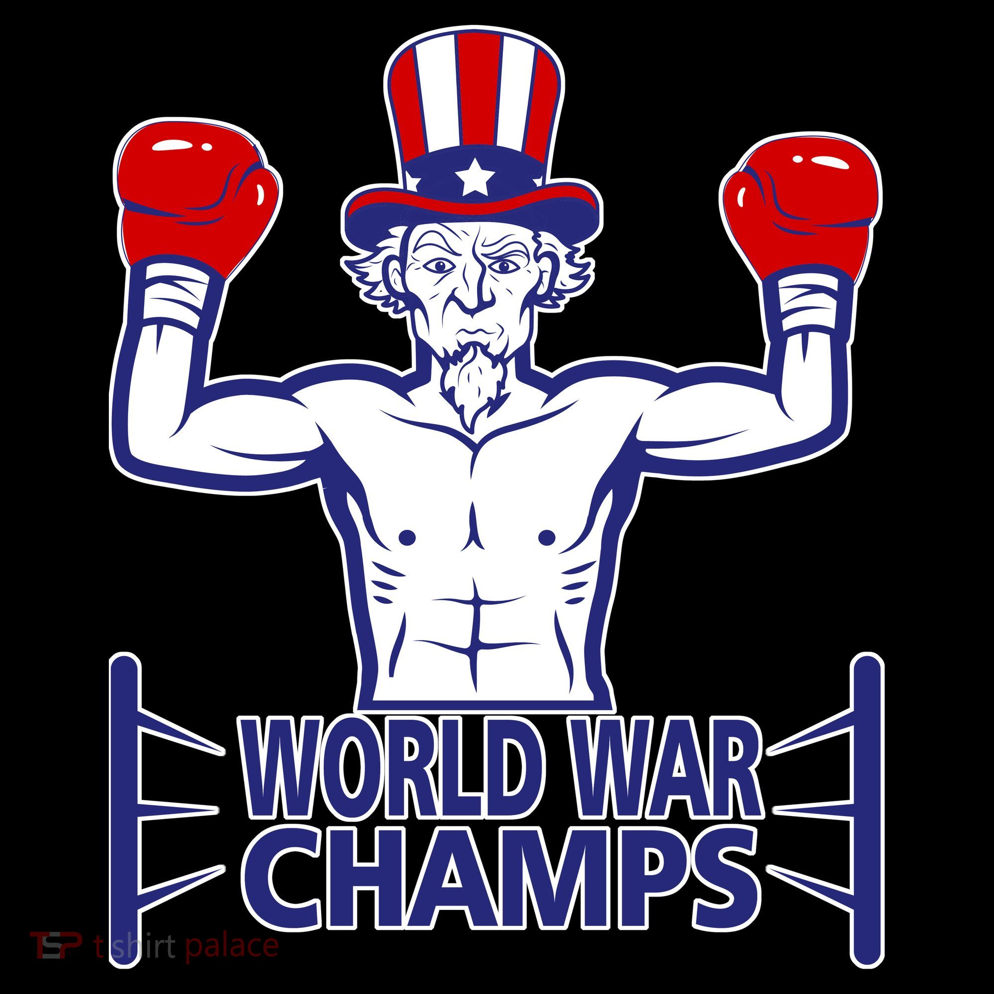 World War Champs Uncle Sam Bucket Hat