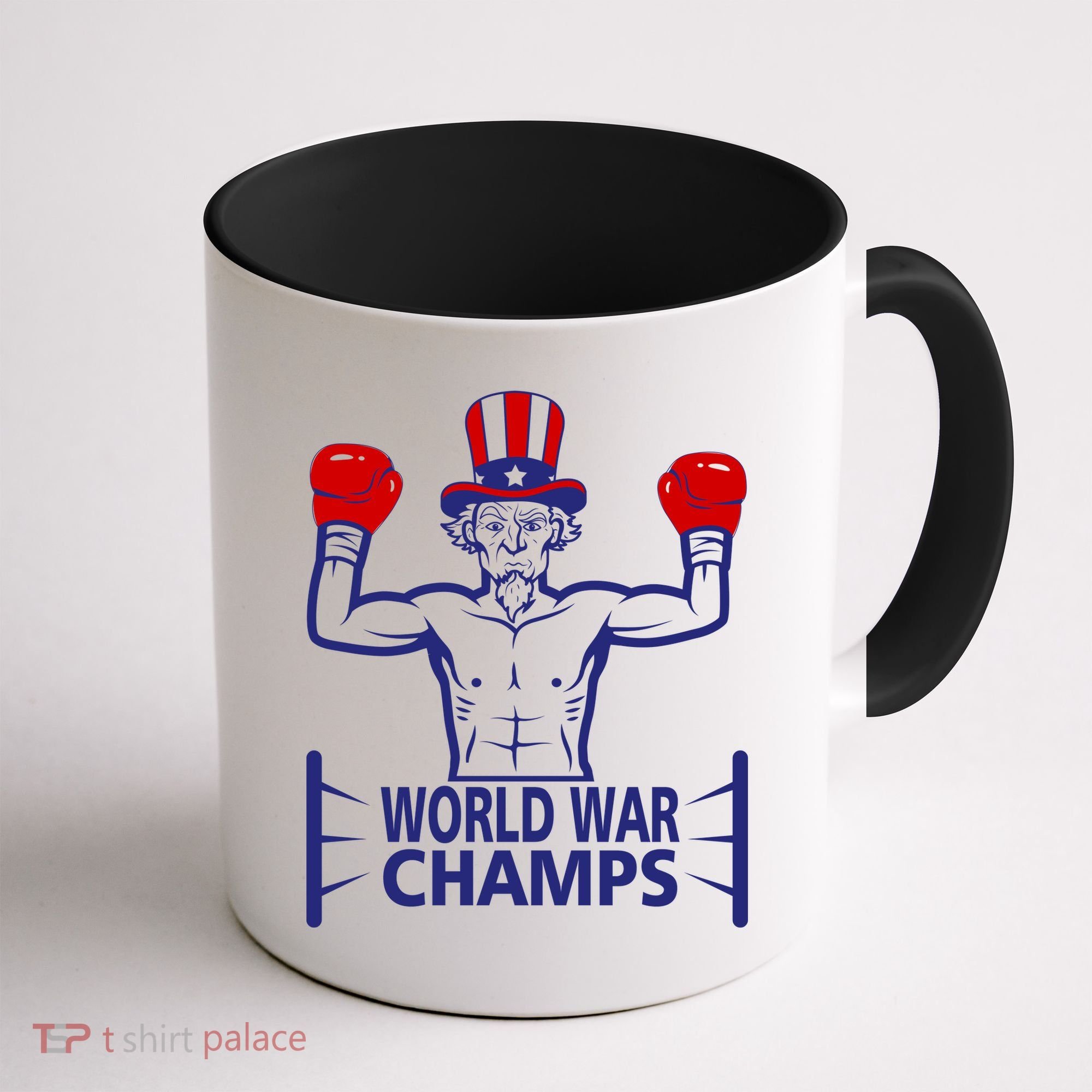 World War Champs Uncle Sam Coffee Mug