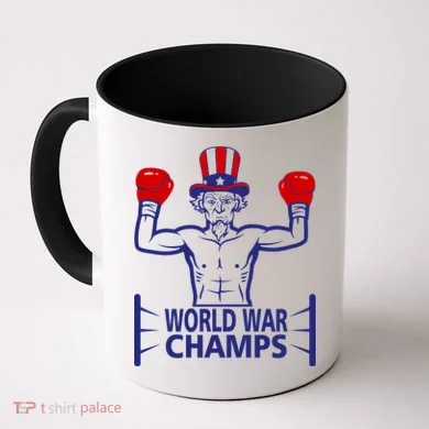World War Champs Uncle Sam Coffee Mug