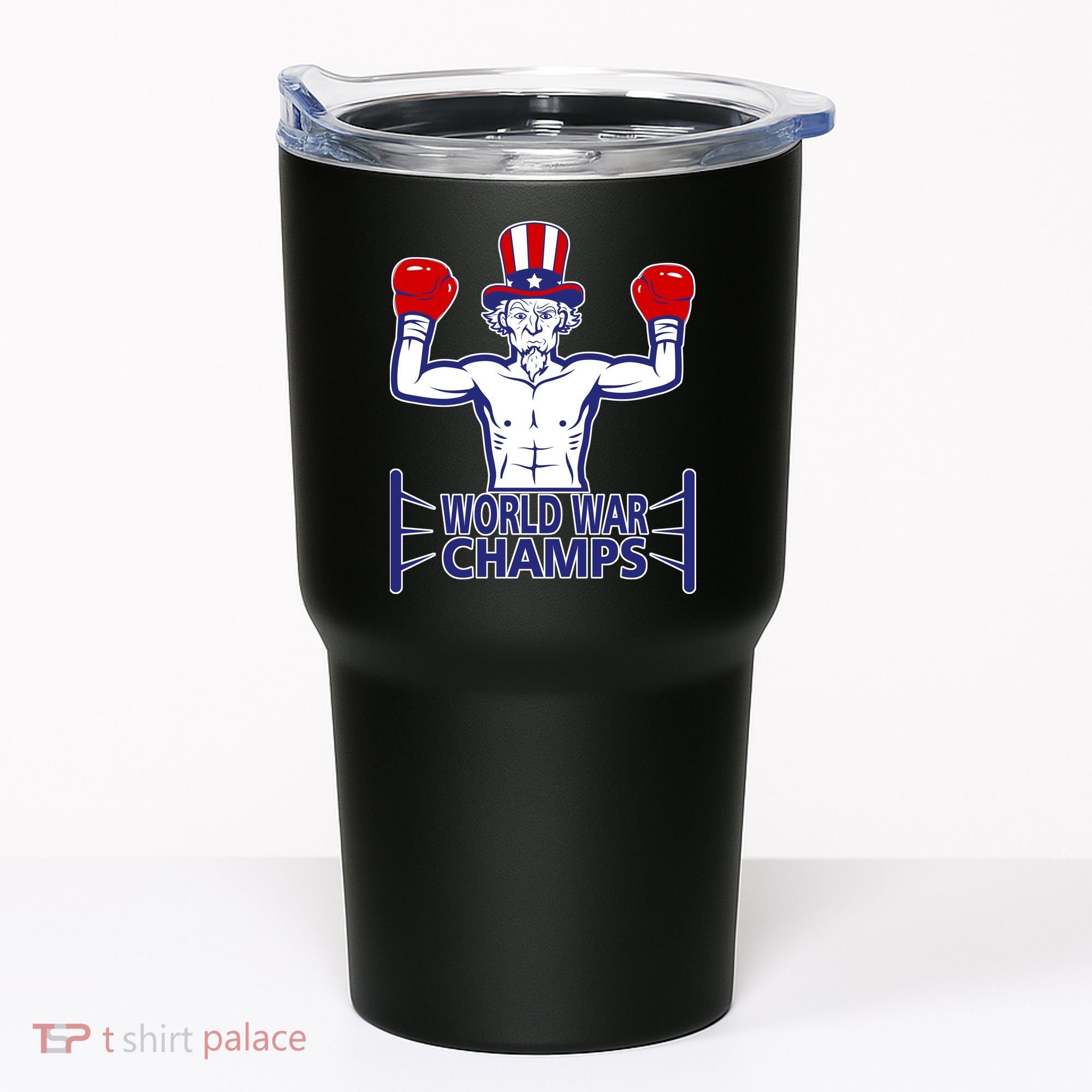 World War Champs Uncle Sam Tumbler