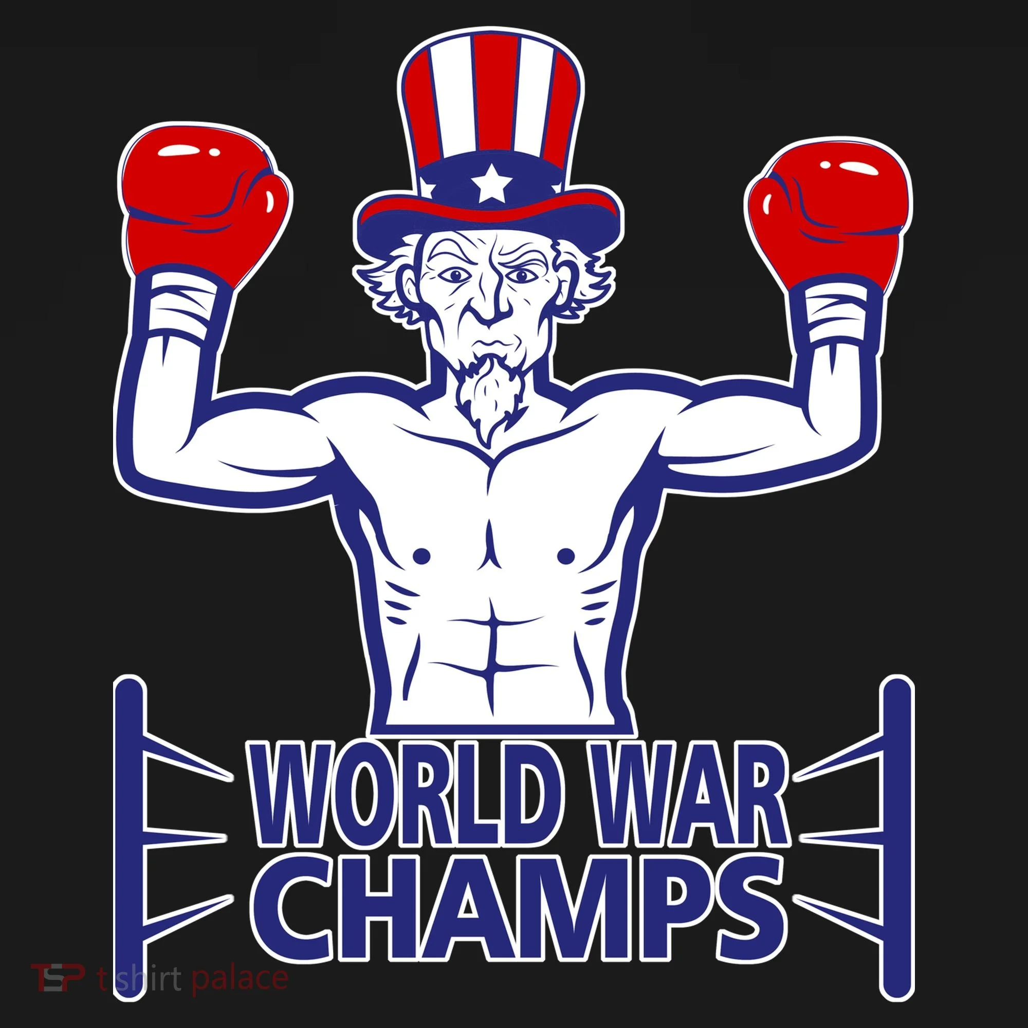 World War Champs Uncle Sam Mousepad