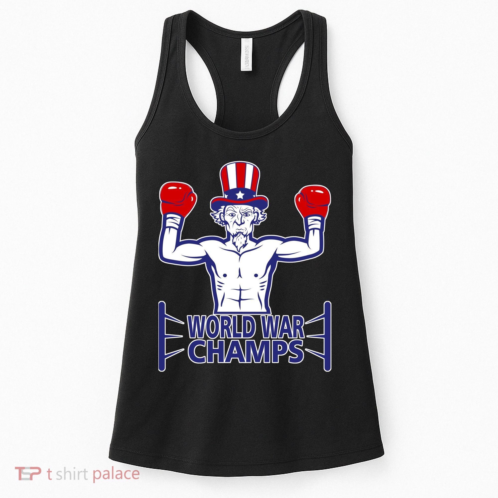 World War Champs Uncle Sam Women's Tank Top