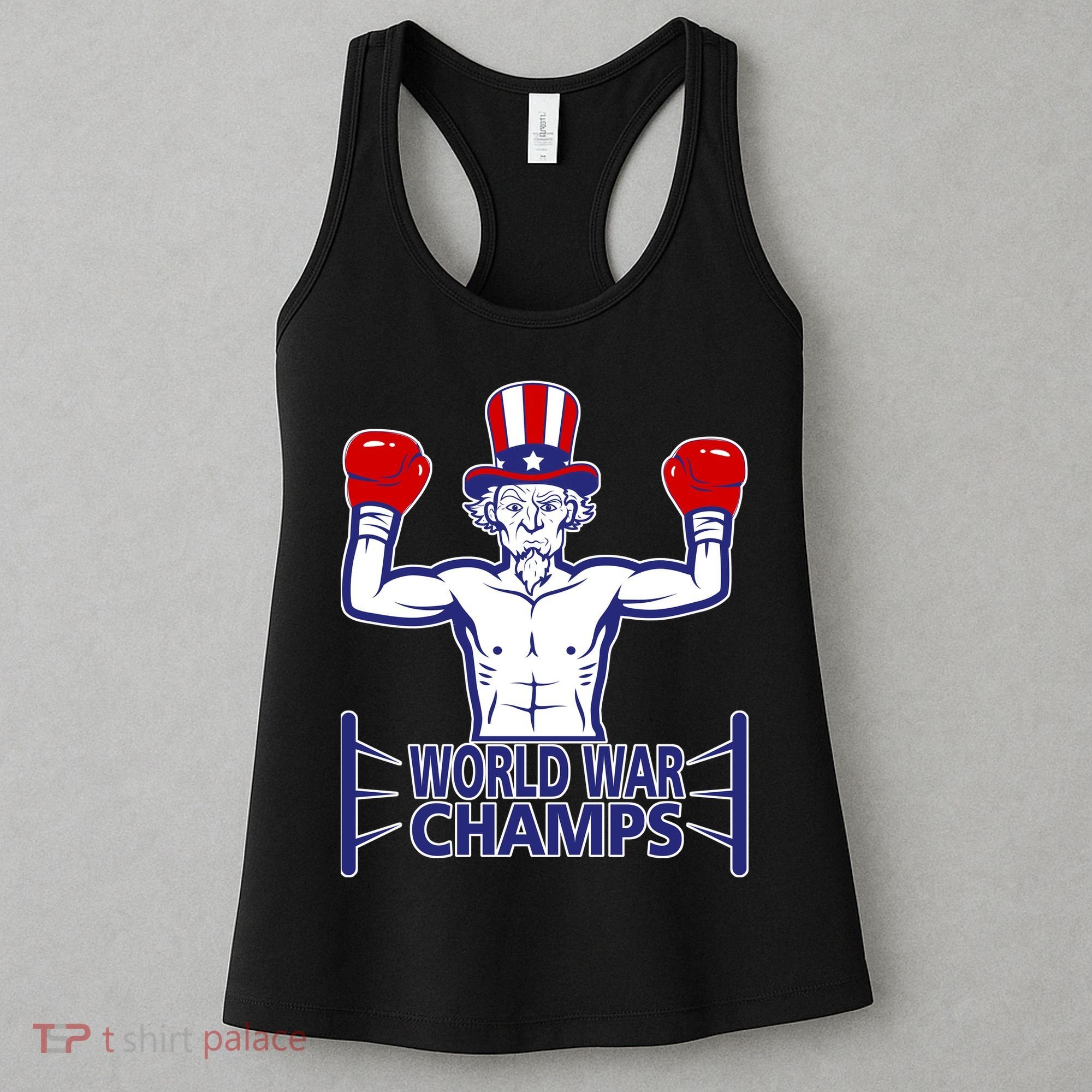 World War Champs Uncle Sam Women's Tank Top