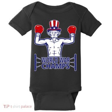 World War Champs Uncle Sam Baby Bodysuit