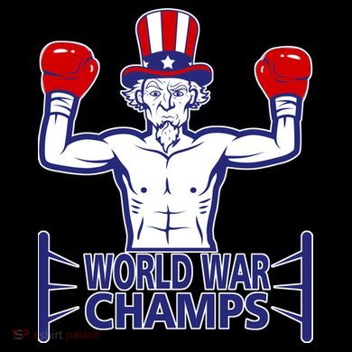 World War Champs Uncle Sam Baby Bodysuit