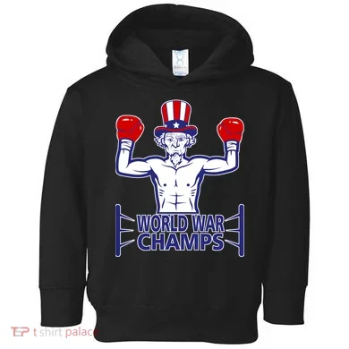 World War Champs Uncle Sam Toddler Hoodie