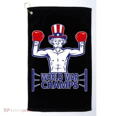 World War Champs Uncle Sam Golf Towel