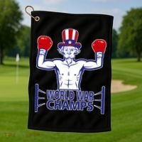 World War Champs Uncle Sam Golf Towel thumb 1