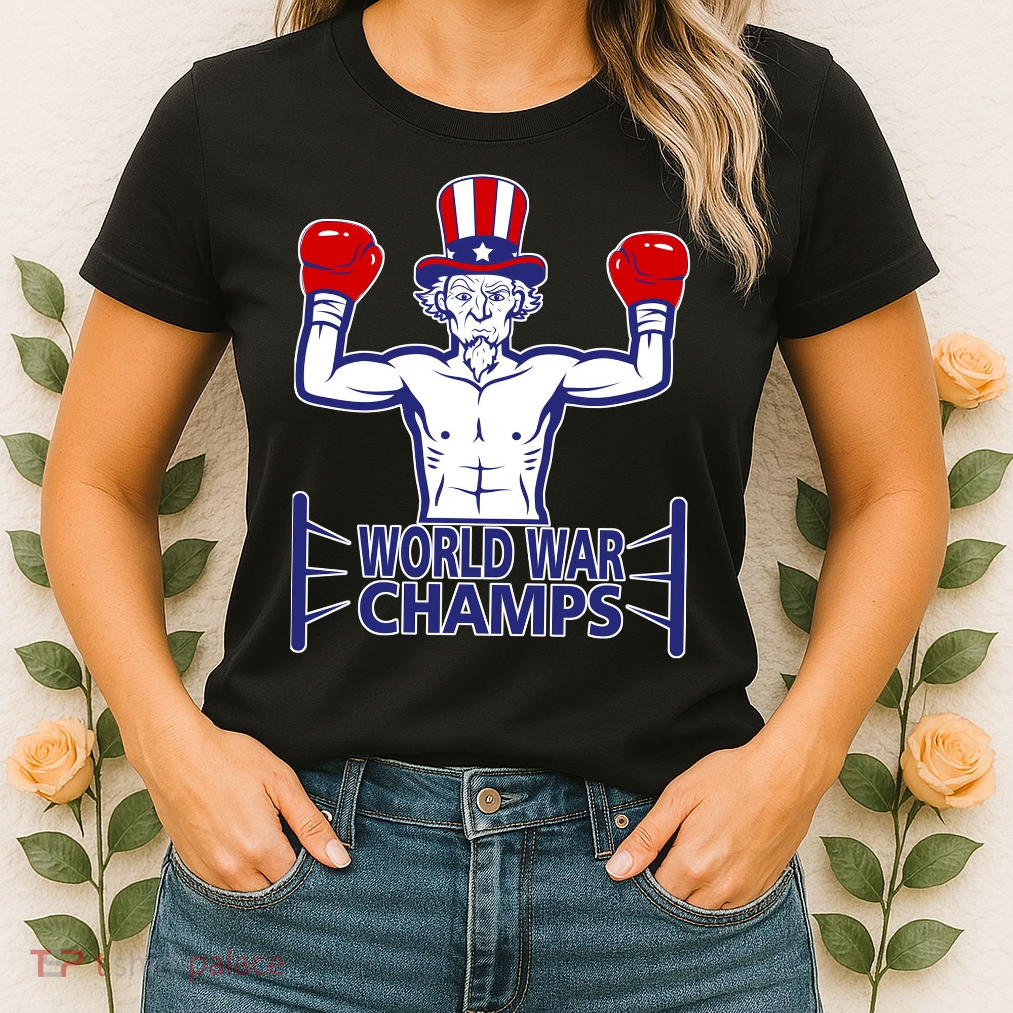 World War Champs Uncle Sam Women's T-Shirt