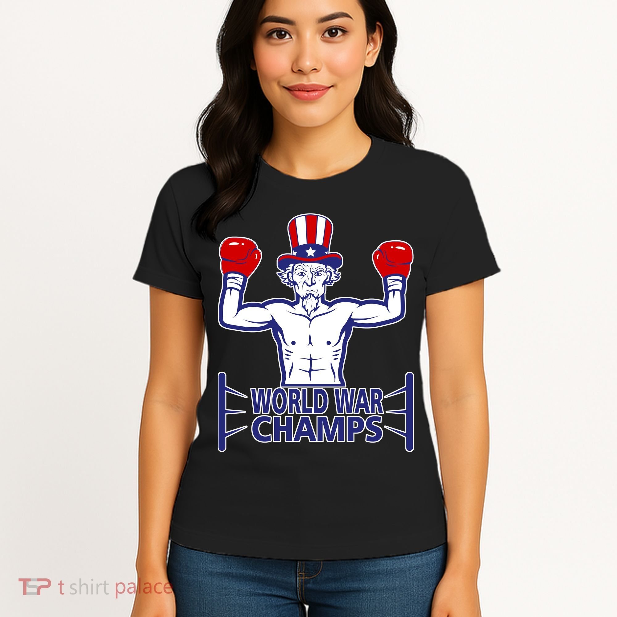 World War Champs Uncle Sam Women's T-Shirt
