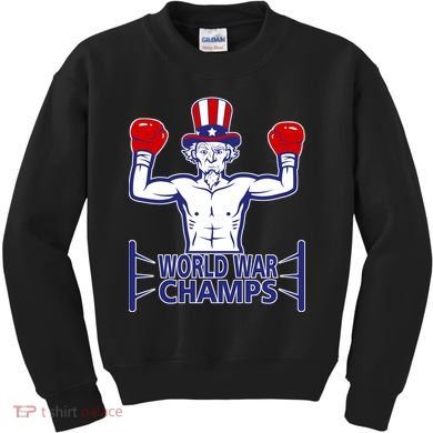 World War Champs Uncle Sam Kids Sweatshirt