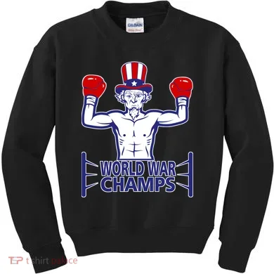 World War Champs Uncle Sam Kids Sweatshirt