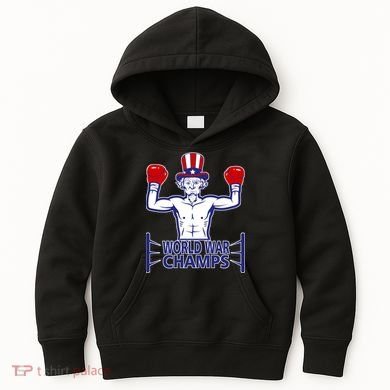 World War Champs Uncle Sam Kids Hoodie