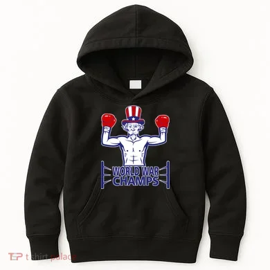 World War Champs Uncle Sam Kids Hoodie