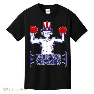 World War Champs Uncle Sam Kids T-Shirt