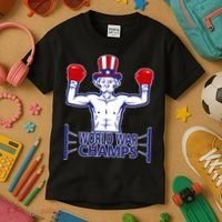 World War Champs Uncle Sam Kids T-Shirt thumb 3