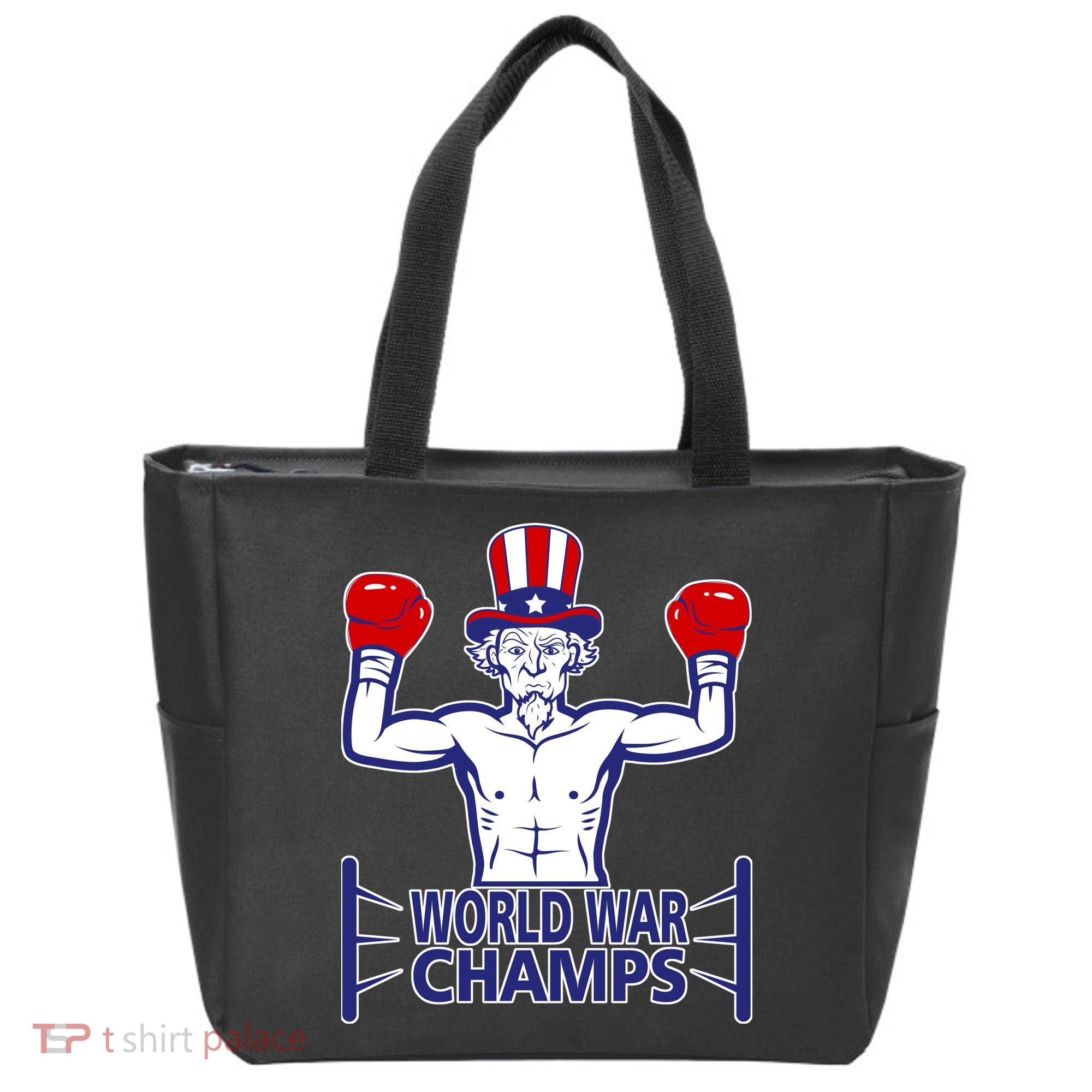 World War Champs Uncle Sam Tote Bag