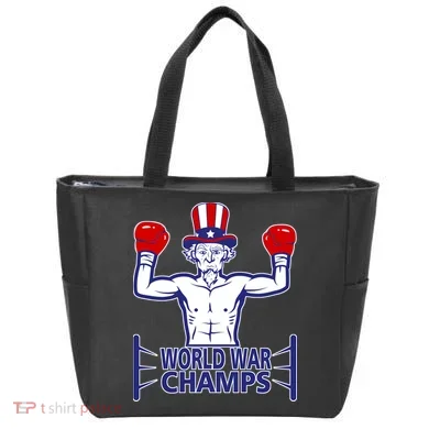 World War Champs Uncle Sam Tote Bag