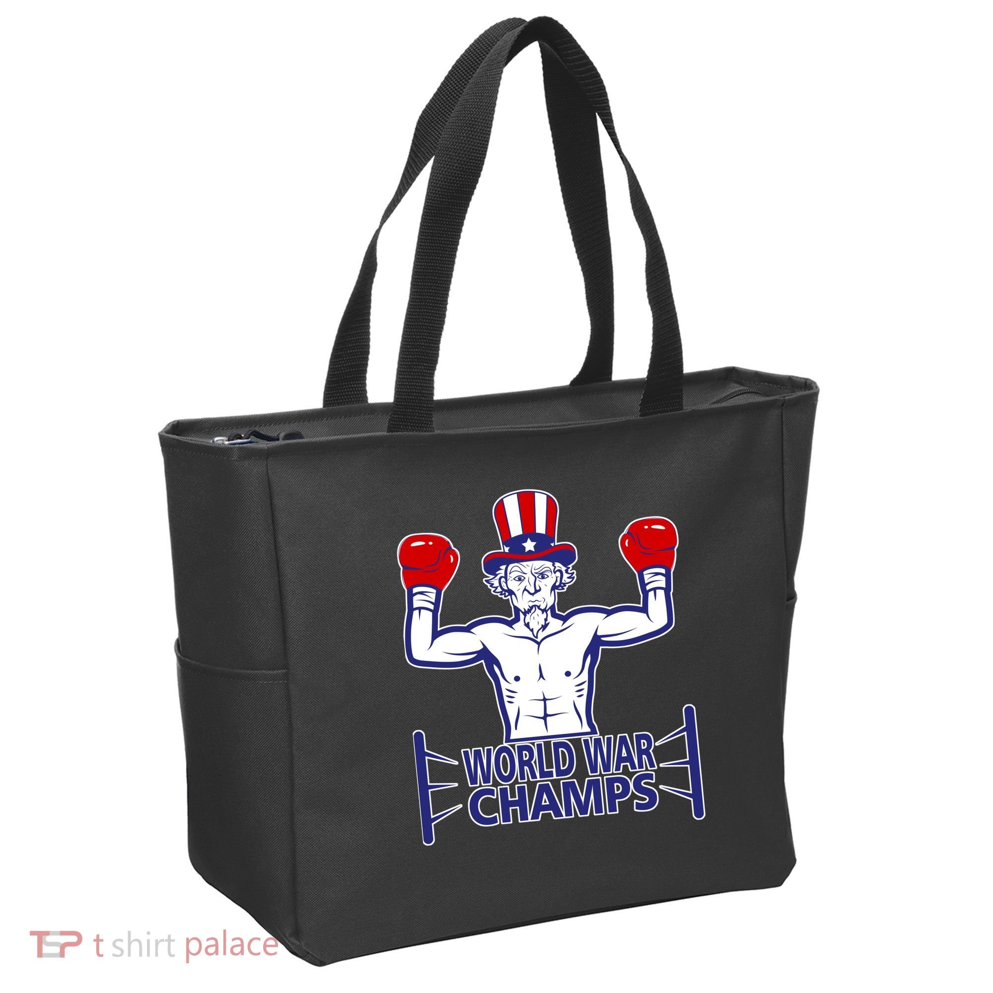 World War Champs Uncle Sam Tote Bag