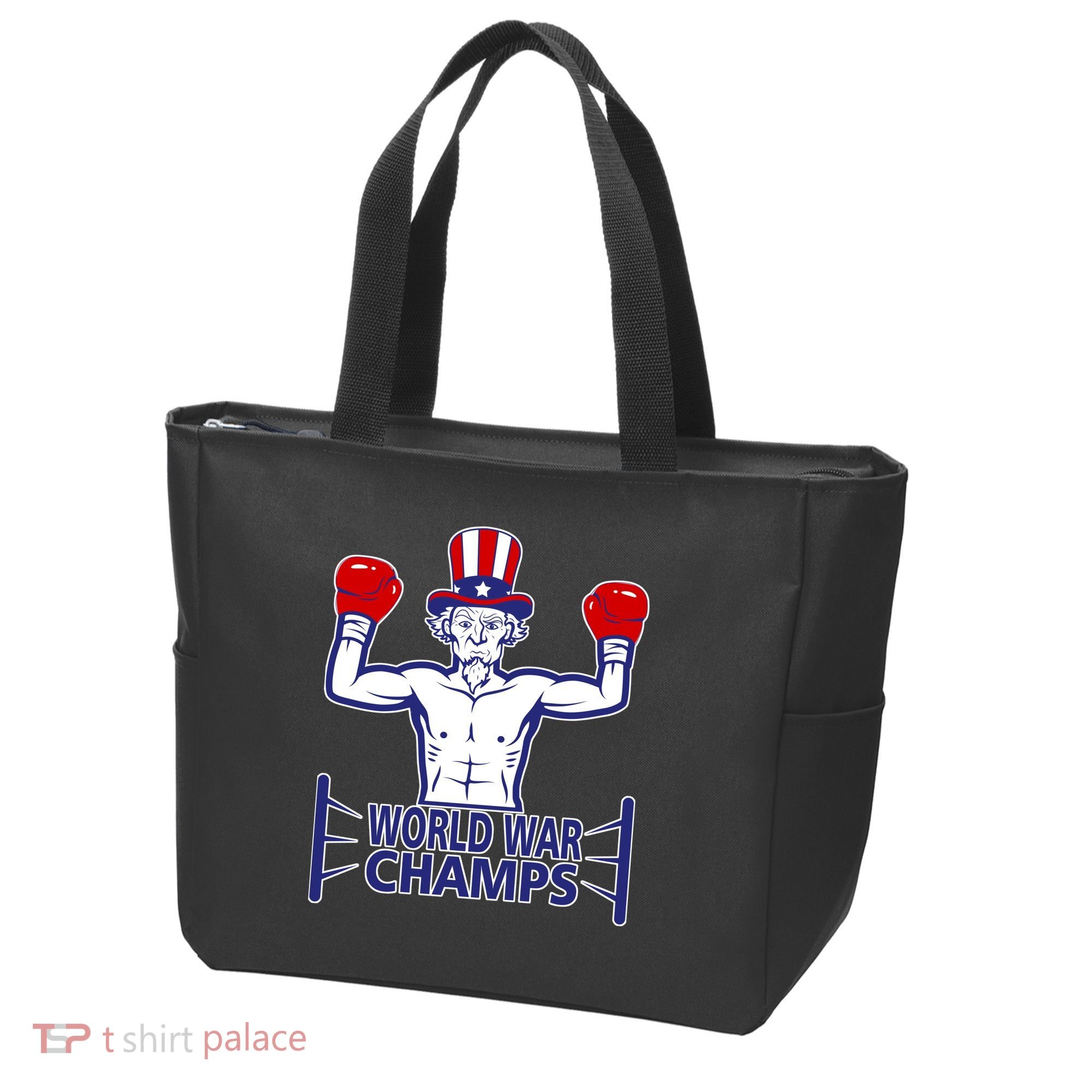 World War Champs Uncle Sam Tote Bag