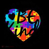World Where You Can Be Anything Be Kind Autism Heart Coffee Mug thumb 5