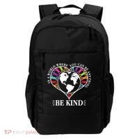 World Where You Can Be Anything Be Kind World Unity Day Backpack thumb 0